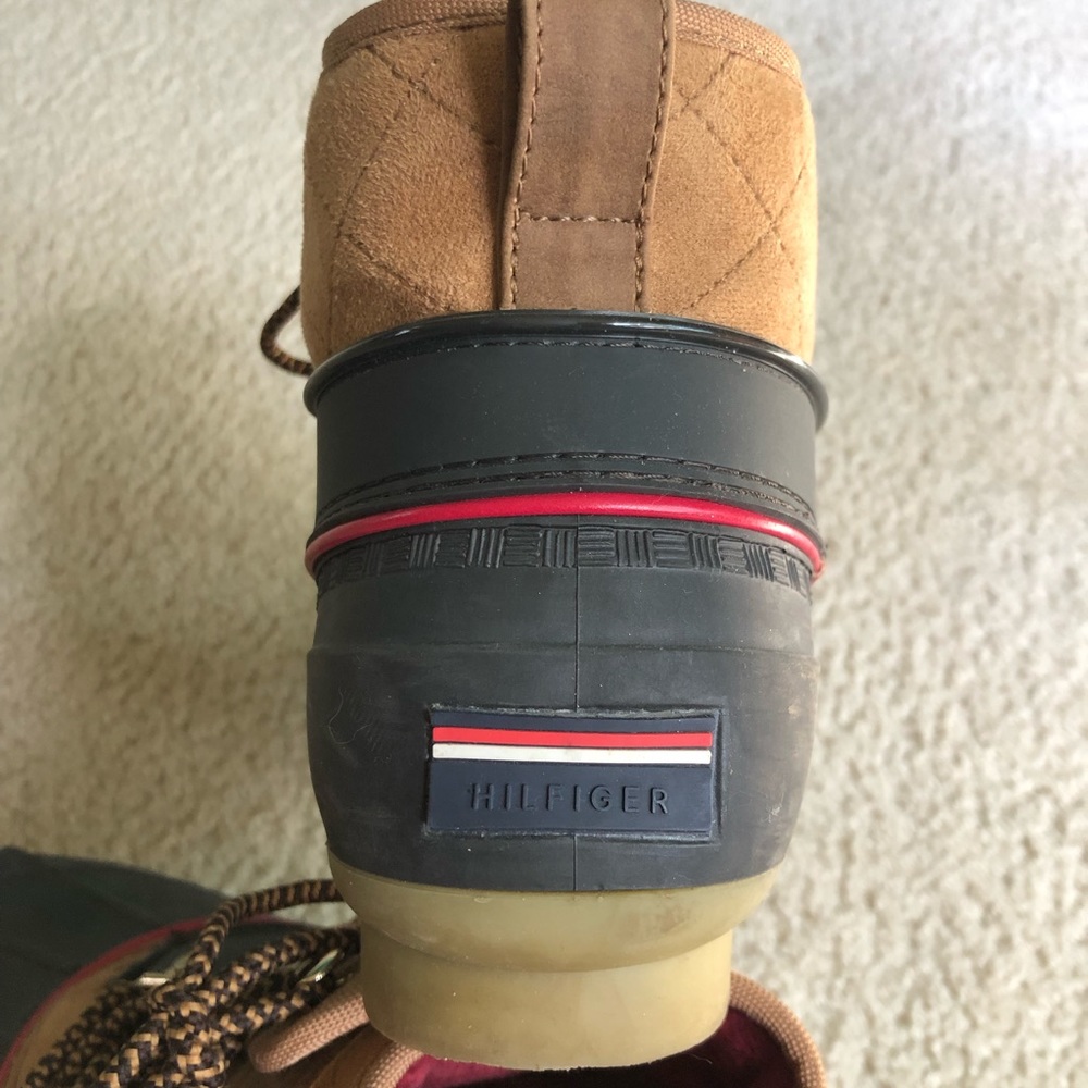 Tommy Hilfiger Black and Brown Ankle Boots - Picture 3 of 5